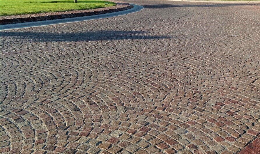 The most common setting patterns for cobbles