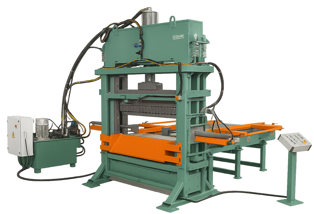 Pressa idraulica industriale per lavorazione metalli