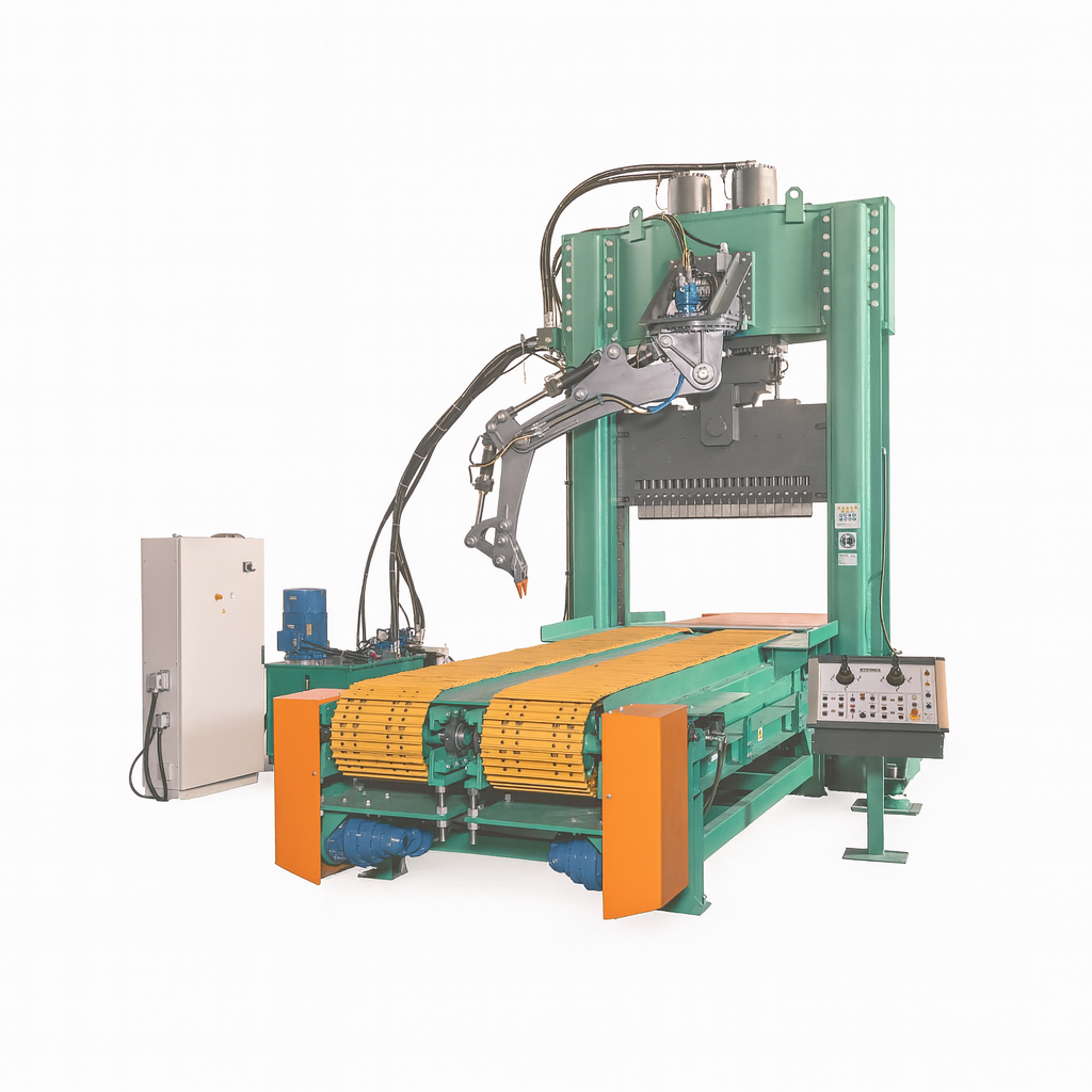 Macchinario industriale automatizzato per lavorazioni meccaniche